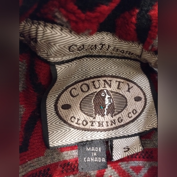 Vintage Aztec Fleece County Clothing Women's Size S - Picture 4 of 4